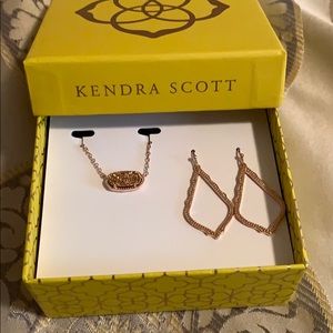 Kendra Scott Rose Gold Set